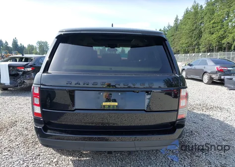 2016 Land Rover Range Rover 3.0L V6 Turbocharged Diesel Hse Td6 from USA, damaged, VIN SALGS2KF3GA289295